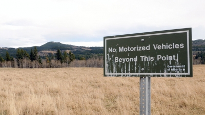 Is this a sign of the times? Tough choices are ahead for the provincial government when it comes to what activities will be allowed on public land.