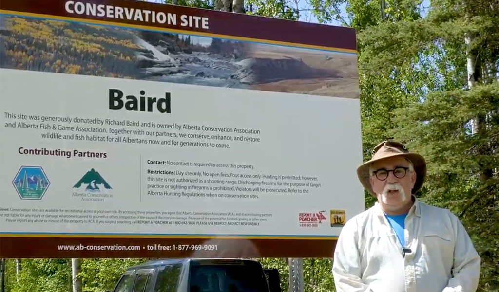 Michael visits the ACA Baird property near Rocky Mountain House