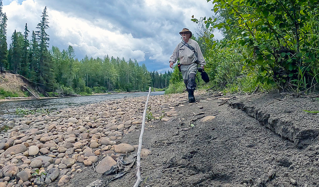 I’m on the trail to meet with biologists who are trying to answer questions swirling around Alberta’s Arctic Grayling