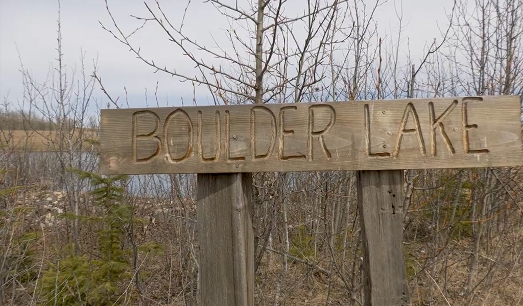 Welcome to Boulder Lake, located between Calgary and Edmonton just off hwy 2
