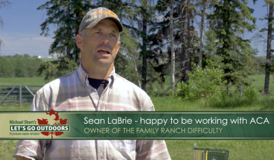 Landowner Sean LaBrie is proud of the work he has done along the banks of Dogpound Creek and welcomes anglers to his property