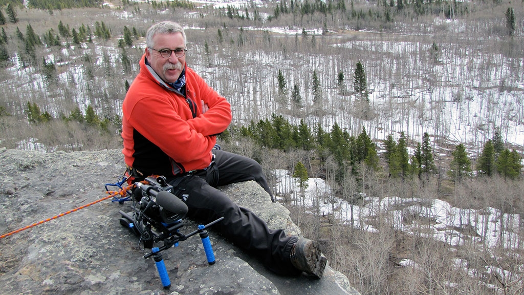Your host of Let&#039;s Go Outdoors, Michael Short - harnessed up, roped in and camera in-hand on the edge of a cliff - pursuing the stories that outdoor enthusiasts want to hear!