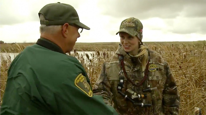 Mary encounters Fish &amp; Wildlife Officer while hunting